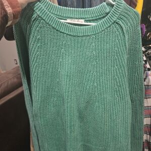 Zenana Outfitters Teal Knit Sweater